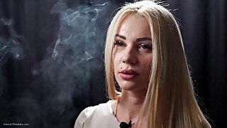 32 Yo Ekaterina With 18 Years Of Smoking Skills