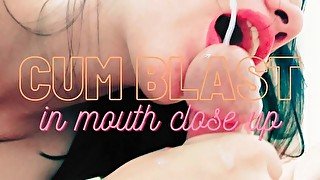 MILF Drains Her Balls With Cum Explosion In Her Mouth