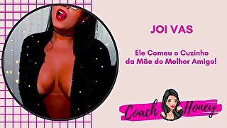 Comendo o Cuzinho da Mãe do Melhor Amigo!  JOIVAS  Punheta Guiada  CV # 53