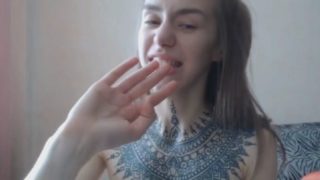 Russian girl fuck anal and gaping