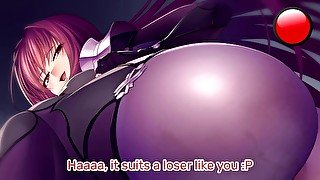 Scathach's special breath training (Fate/GO, Medium Breathplay, Femdom, Edging, Hentai JOI, POV)