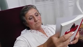 This horny granny masturbates every single day of the week