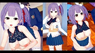 【エロゲーコイカツ！】VTuber 天神子兎音3DCG巨乳アニメ動画(バーチャルYoutuber)[Hentai Game Koikatsu! Tenjin Kotone(Anime 3DCG