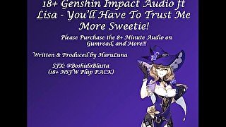 (FOUND ON GUMROAD!) 18+ Genshin Impact Audio ft Lisa - You'll Have To Trust Me More Sweetie!