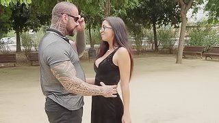 Gorgeous Julia de Lucia has a blast fucking a tattooed man