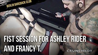 Fist session for Ashley Rider and Francy T.