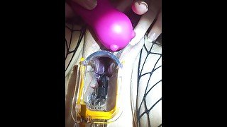 Watch her PUSSY PULSE through a SPECULUM while she CUMS