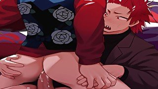 Kirishima x Bakugou - My Hero Academi Sex Gay / Boku no Hero