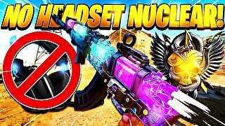 NO HEADSET NUCLEAR in BLACK OPS COLD WAR! (Playing with NO AUDIO in Call of Duty...)