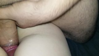 Unprotected creampie sex with vegas teen slut