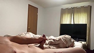 9 INCH DICK BLOWS HUGE CUMSHOT & THROBBING ORGASM JOI