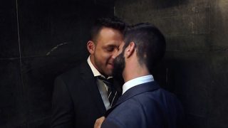 Muscle gay anal sex and facial