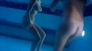 secretly filmed under water - spa