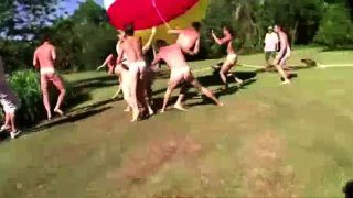 Naked games outdoors for teen guys in gay fraternity