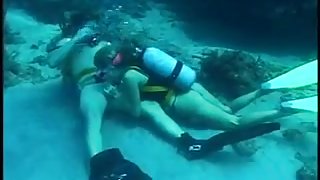 Scuba Blonde Blows and Bangs