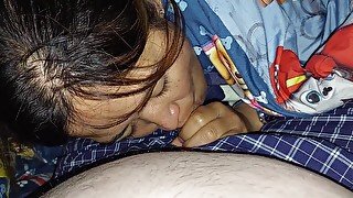 Asian Milf Blowjob Queen Blowjob And Spits Out Cum Load