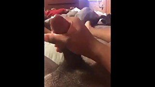 Boy Plays With Black Cock And Cums