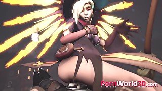 Overwatch Mercy With Gorgeous Body Collection Of 3d Fuc