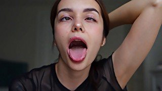 AHEGAO FACE WAITING FOR CUM