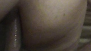 Deep cock penetration into anal. Closeup. Homemade video