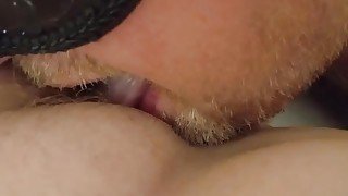 Hubby Licks Milf Pussy Until She Cums Hard. (Clip)