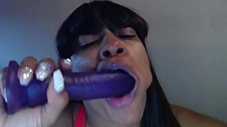 Cherokee Sucking Dildo