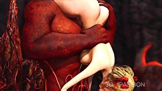 Devil fucks hard a sexy in hell