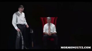 Cute mormon twink punished by church president