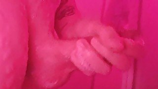 Solo Soapy Masturbation