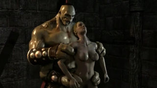 Goro from Mortal Kombat X fucking 3d teen