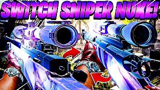 SWITCH SNIPER AFTER EVERY ELIMINATION NUCLEAR in BLACK OPS COLD WAR! (Cold War SNIPER Only Nuke)