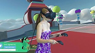 Virtual reality and real boobs