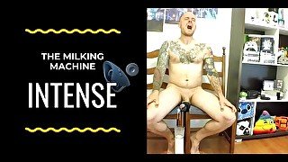 The milking chair - no hands hands free milking big intense load