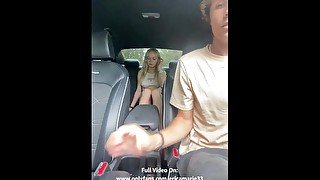 Cute Teen Sucks Uber Driver Dick!