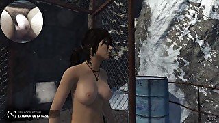 TOMB RAIDER NUDE EDITION COCK CAM GAMEPLAY #5