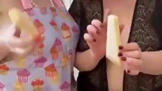 Cath and Anna - Parmesan cheese play