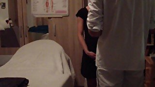 Gyno sexual examination and massage of young shy russian girl