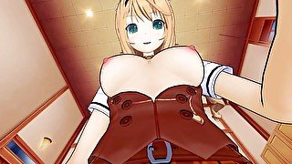 Nekopara Futa Maple Taker POV Deepthroat