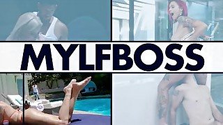 MYLF - Big Titty Tattooed MILF Takes a Big One Cock