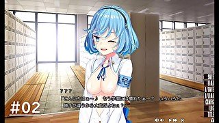 【エロゲー ぬきたしプレイ動画2】おっぱい丸出し！？変態風紀委員巨乳登場！(ボイスロイド実況 抜きゲーみたいな島に住んでる貧乳は どうすりゃいいですか?)