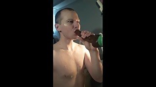 gay dildo deepthroat throatpie raw footage