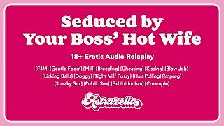 [Erotic Audio] Seduced by Your Boss’ Hot Wife [Gentle Fdom] [Milf] [Breeding] [Cheating]