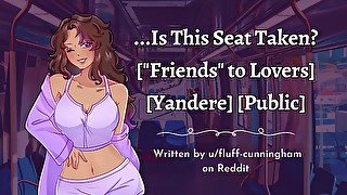 Yandere "Friend" Rides You on the Train  ASMR Roleplay  Femdom