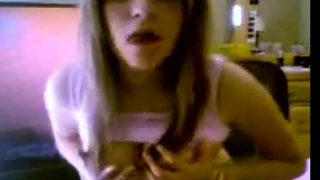 Video for wankers - Sexy teen shows everything for us