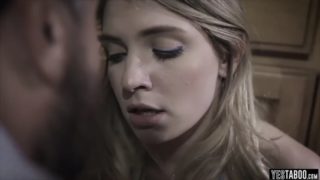 This cute and shy teen fucks with her nasty old uncle