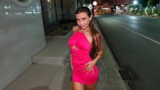 paid RED Dressed girl to swallow my CUM in a hotel room! (4K)