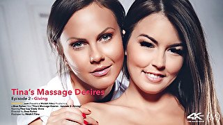 Tina's Massage Desires 2: Giving - Cindy Shine & Tina Kay - VivThomas