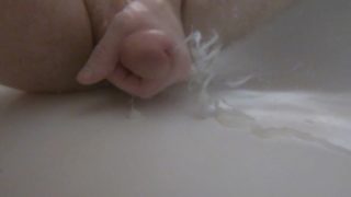 Cumshot in water