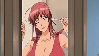 Busty hentai babe tittyfucks and rides guys hard cock