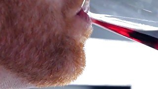 Bearded Suited Men Anal Fuck After BJ